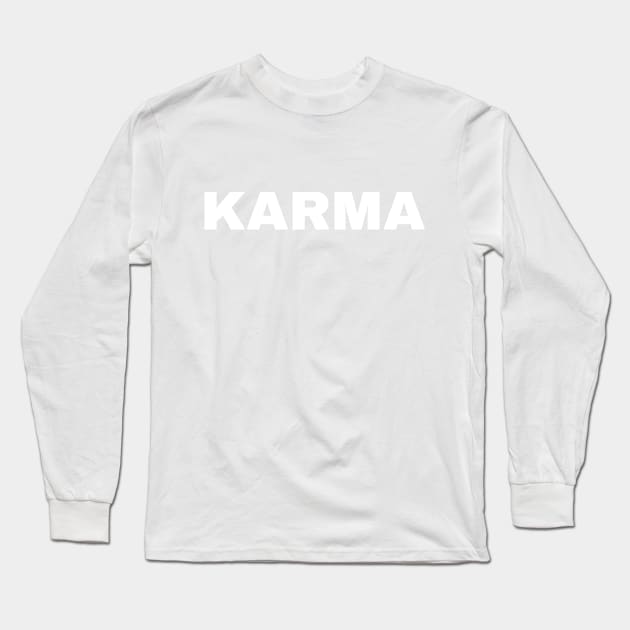 KARMA Long Sleeve T-Shirt by MikeNotis